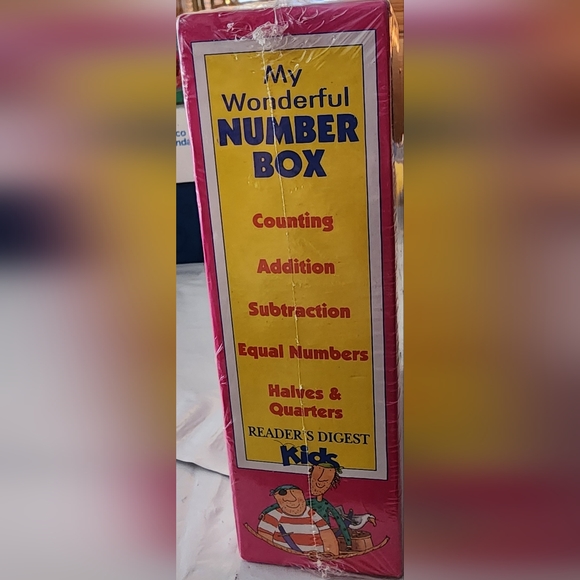 1994 Readers Digest Kids My Wonderful Number Word Box Book Set BENIFITS CHARITY - Picture 4 of 6